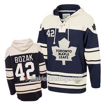 Miehille NHL Toronto Maple Leafs Tyler Bozak 42 Sininen Sawyer Hooded Sweatshirt